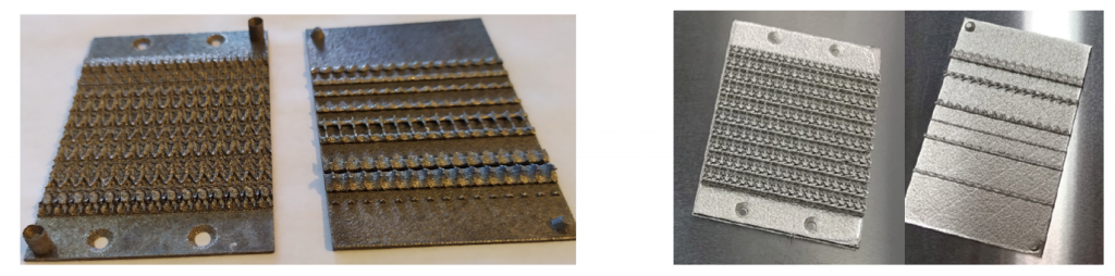 Topology optimized and Additively manufactured heat sinks